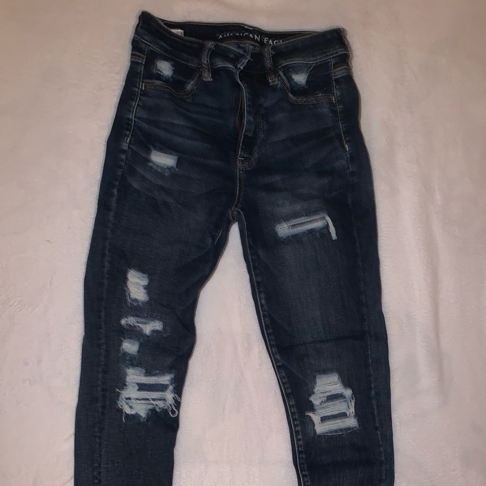 AEO Next Level Stretch Ripped Jeans